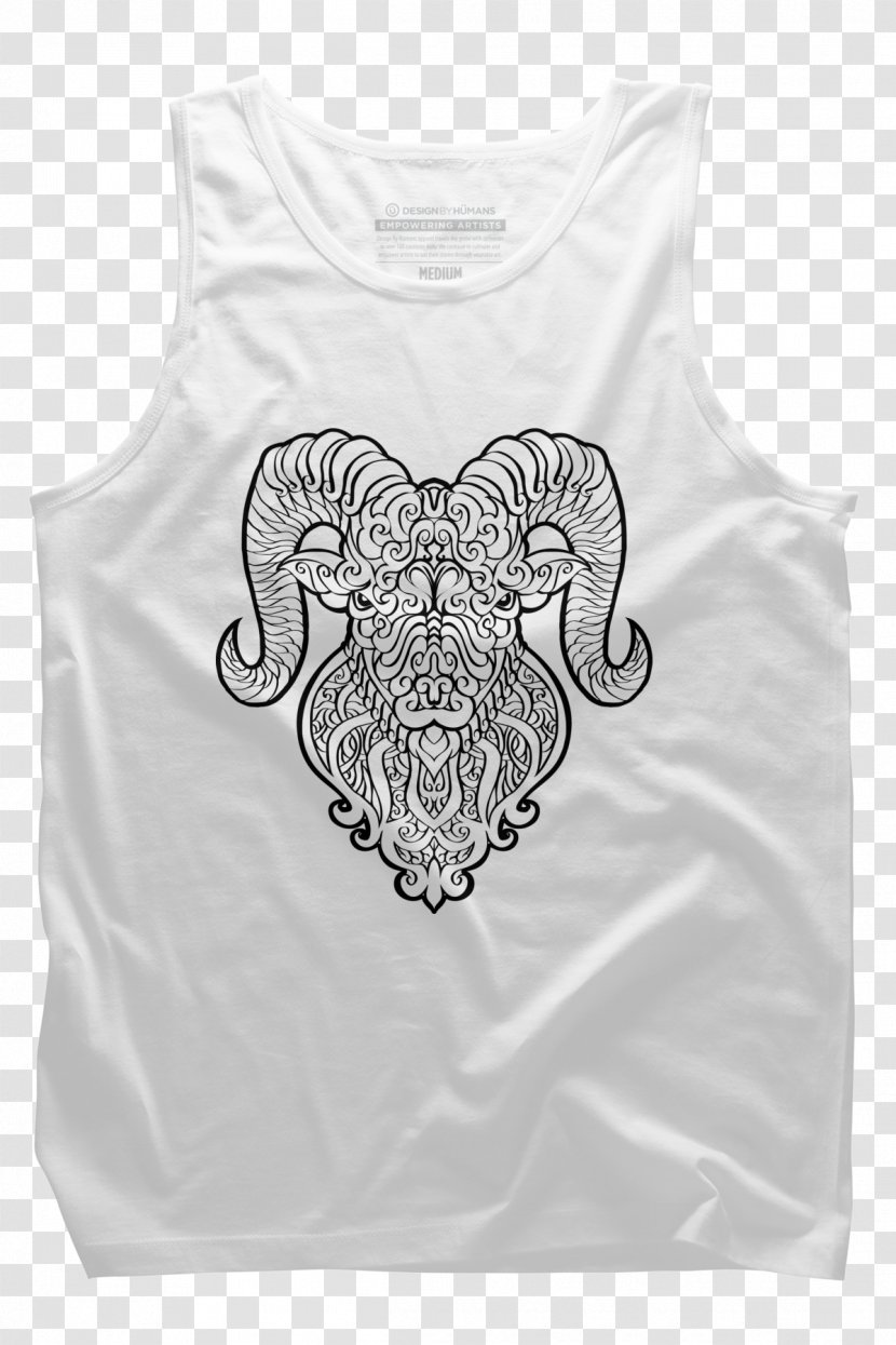 T-shirt Top Sleeveless Shirt - Tree - Aries Transparent PNG