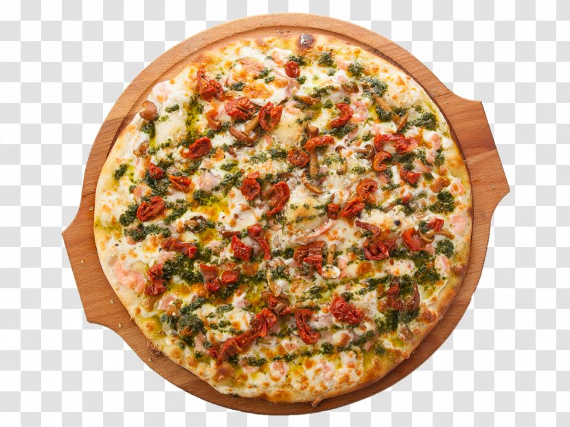 California-style Pizza Sicilian Vegetarian Cuisine Makizushi - Tarte Flamb%c3%a9e Transparent PNG