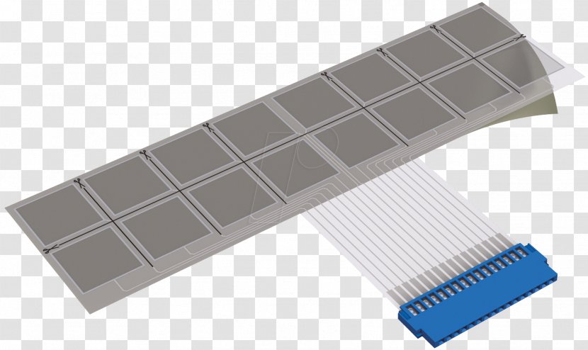 Membrane Keyboard Capacitive Sensing Foil Material - Shopping Cart Transparent PNG