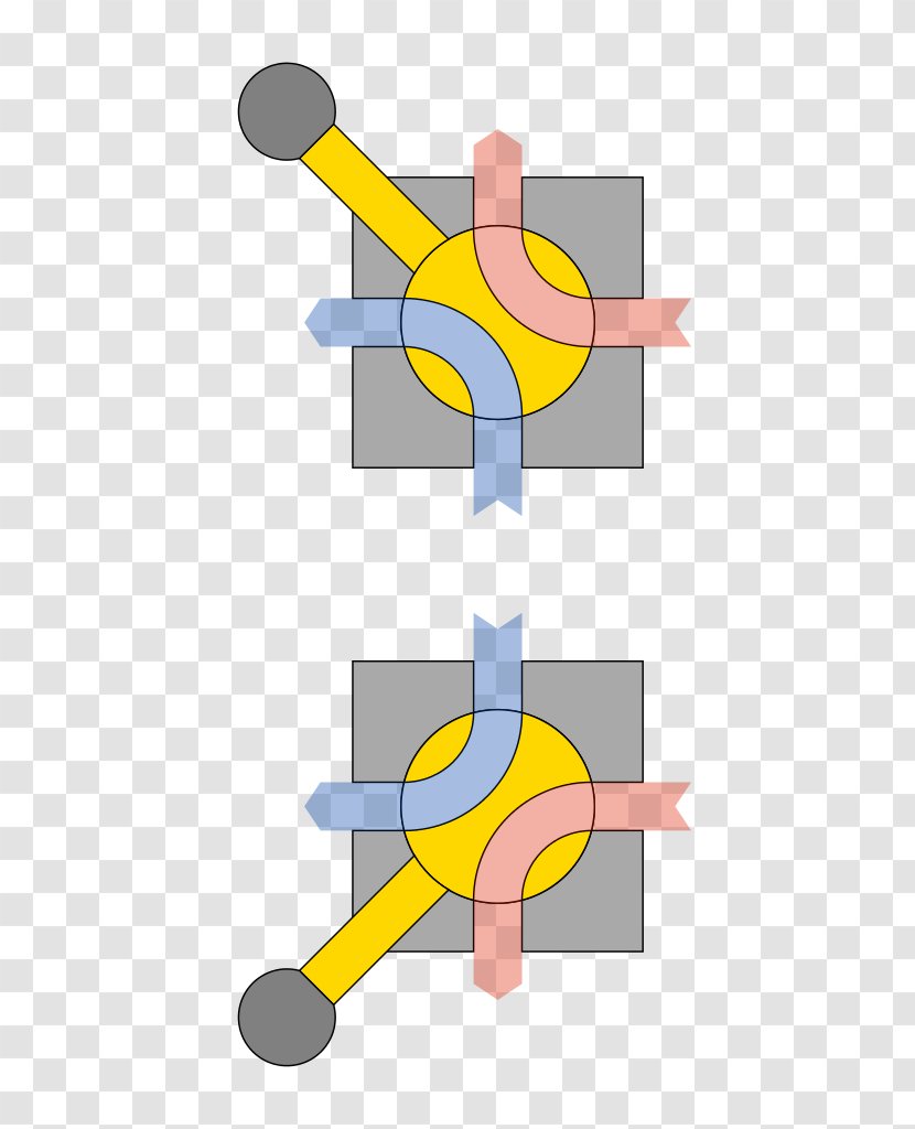 Four-way Valve Fluid Control Valves Ball - Wing - Technology Transparent PNG