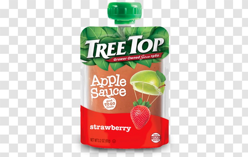 Tree Top Apple Sauce Food Mott's - Strawberries Transparent PNG
