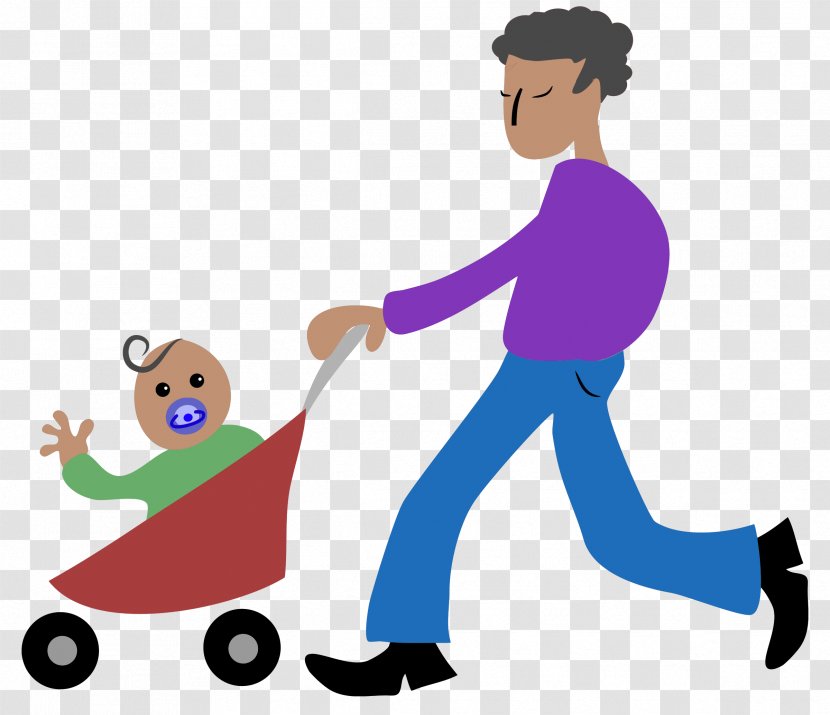 Baby Transport Clip Art - Father Transparent PNG