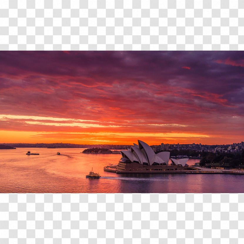 Sydney Opera House Port Jackson Harbour Bridge Garden Island, New South Wales Photography - Dusk - Landscapes Prints Transparent PNG
