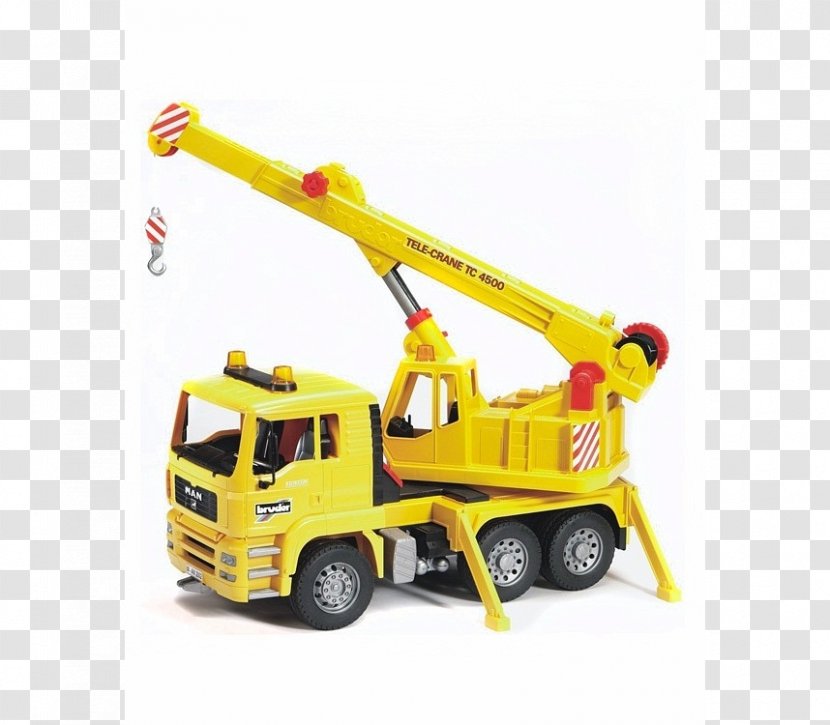 Toy Car Bruder Crane JoueClub Transparent PNG