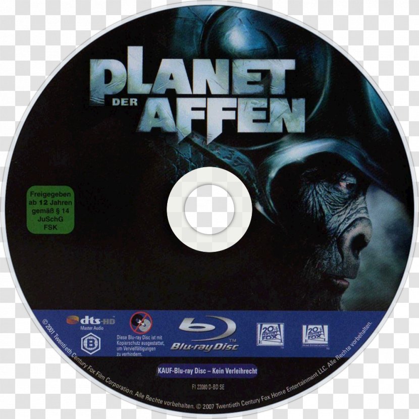 Blu-ray Disc Planet Of The Apes DVD Compact Film Transparent PNG