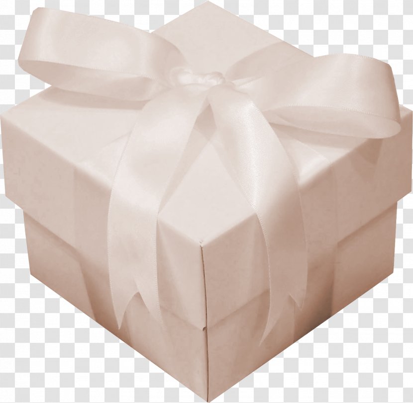 Gift Box White Transparent PNG