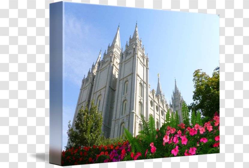 Salt Lake Temple Latter Day Saints The Church Of Jesus Christ Latter-day Poster - Flower - Lds Transparent PNG
