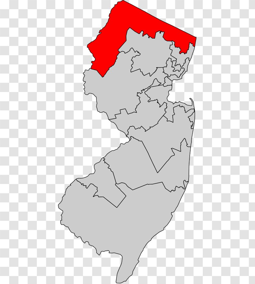 New Jersey's 5th Congressional District 8th Districts Bergen County, Jersey South Carolina's - Black And White - Democratic Party Transparent PNG