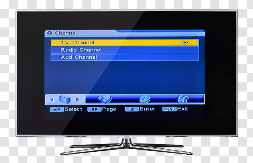 LCD Television Computer Monitors Set StarSat, South Africa - Multimedia - Menu Transparent PNG