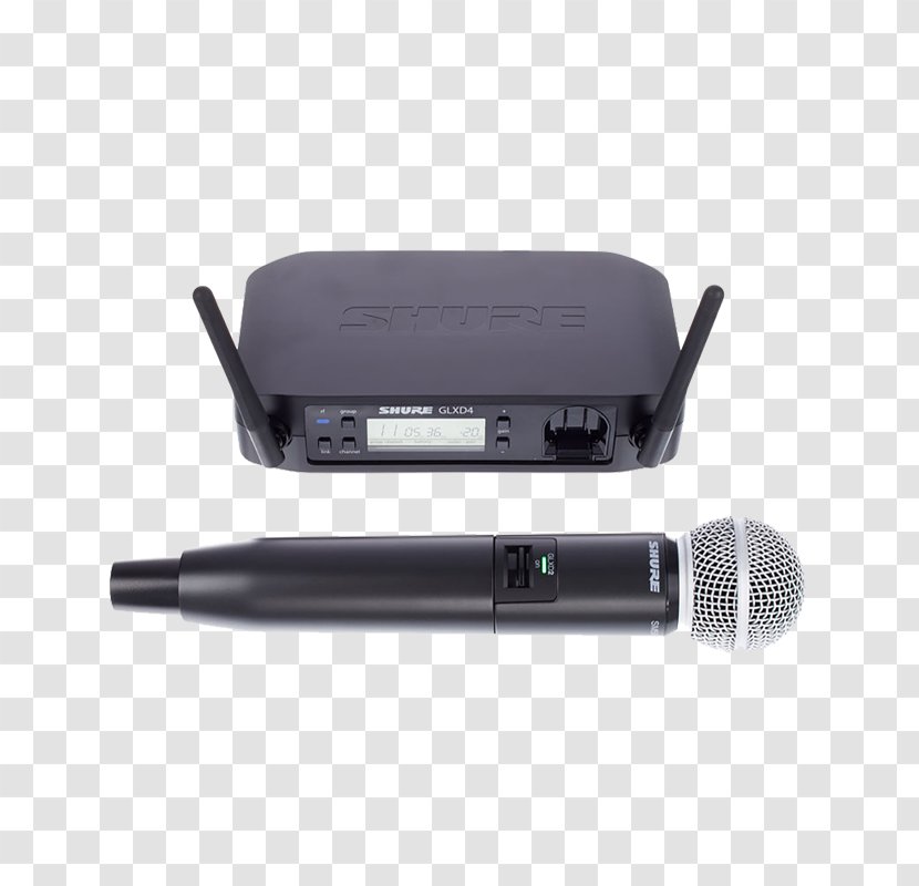 Shure SM58 Microphone SM57 Beta 58A Wireless Transparent PNG