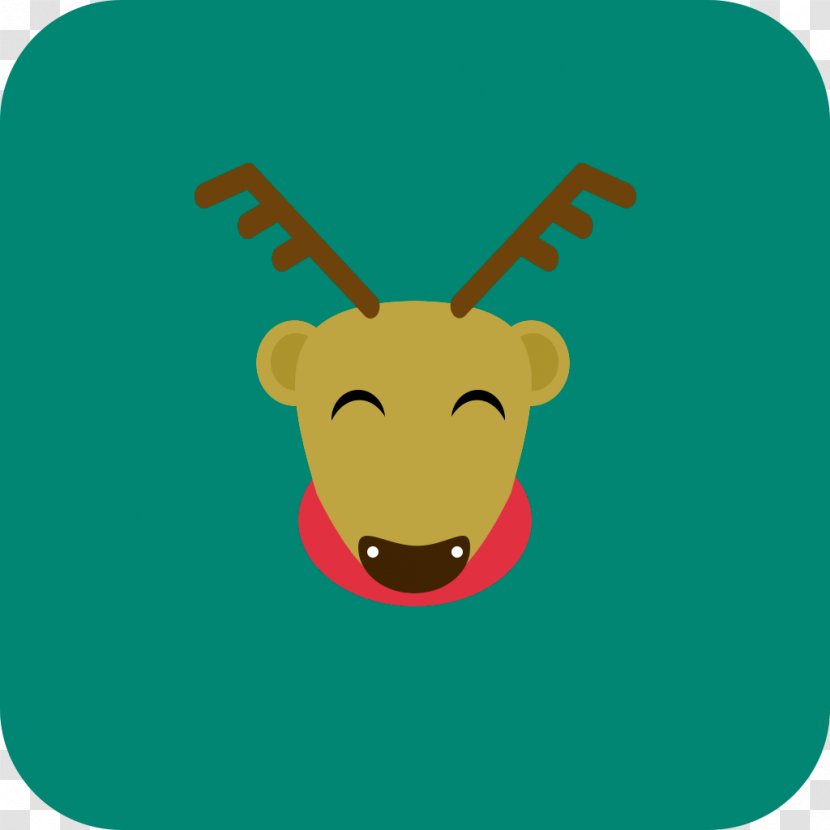 Reindeer Snout Clip Art Illustration Character - Organism - Comic Icon Transparent PNG