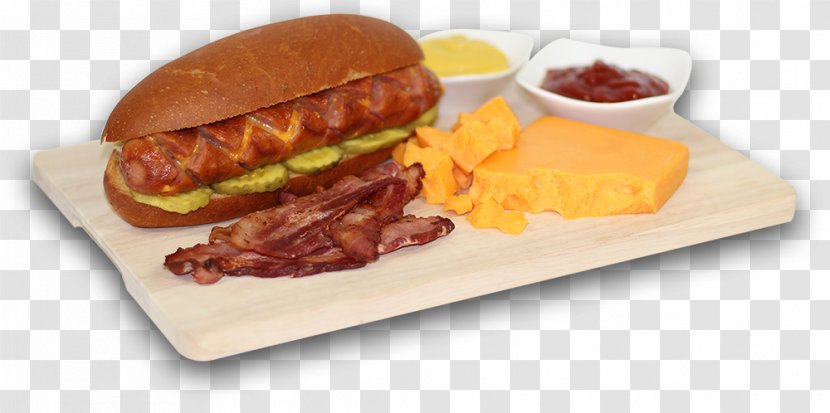Breakfast Sandwich Hot Dog Hamburger Cheeseburger Bacon - Dish - Different Types Beef Steaks Transparent PNG