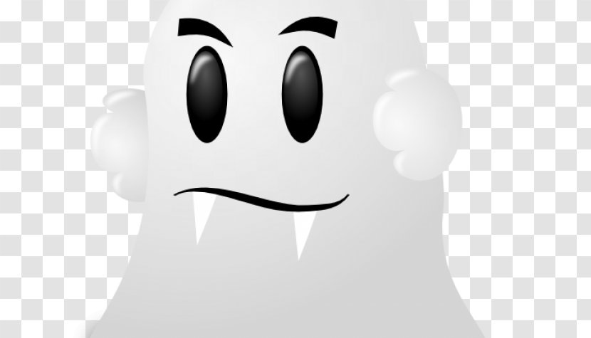Smiley - Heart - Cartoon Ghost Transparent PNG