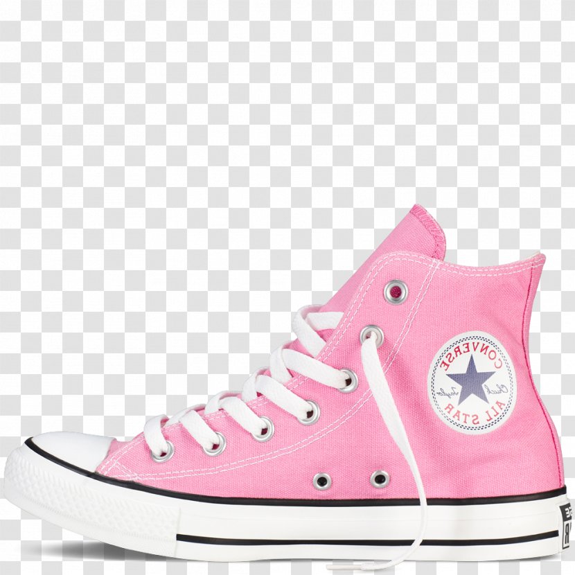 High-top Converse Chuck Taylor All-Stars Sneakers Shoe - White - Walking Transparent PNG