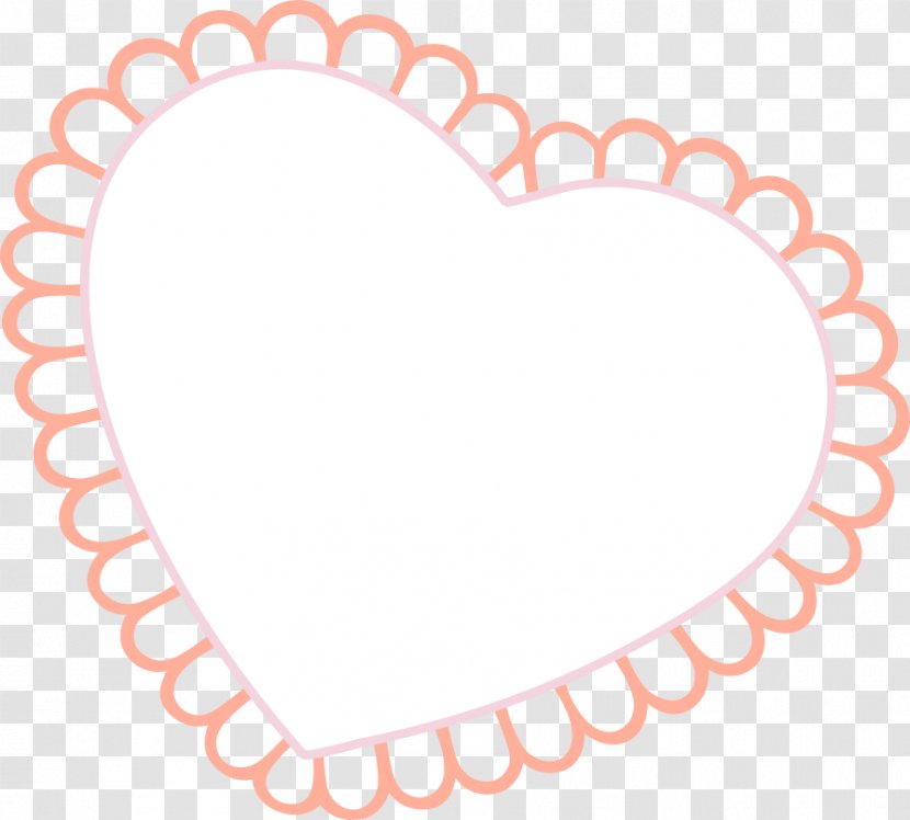 Heart-shaped Lace Border - Heart - Flower Transparent PNG