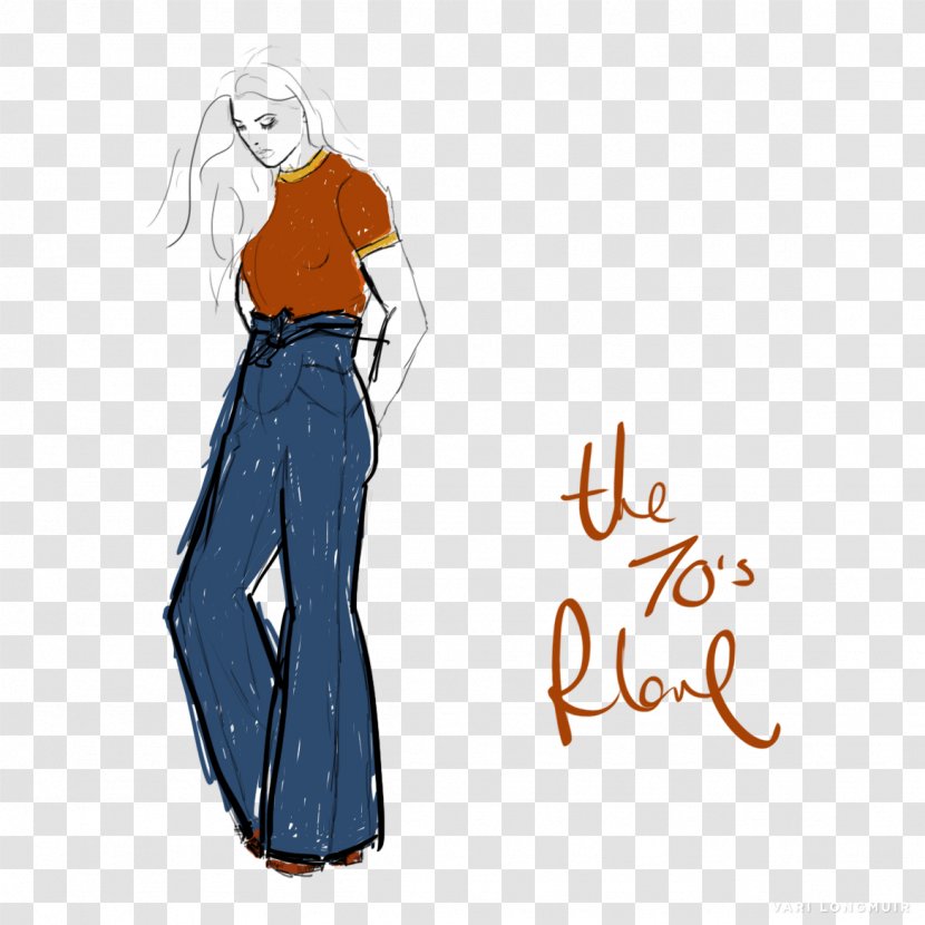 Jeans Illustration Shoulder Graphics Human Behavior Transparent PNG