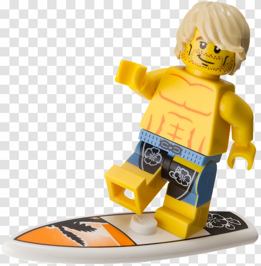 Lego Minifigures Clip Art - City - Surfing Transparent PNG