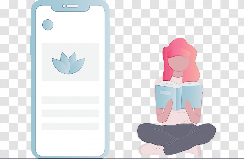 Pink Mobile Phone Case Turquoise Footwear Shoe Transparent PNG
