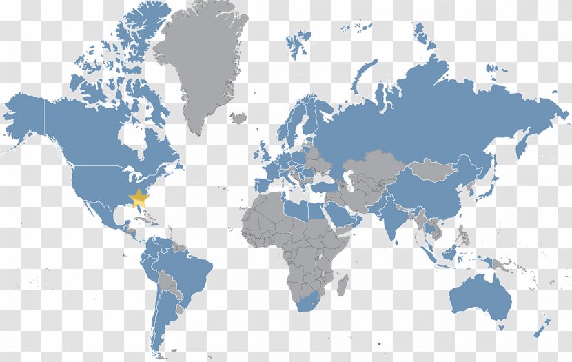 World Map Globe Blank Transparent PNG