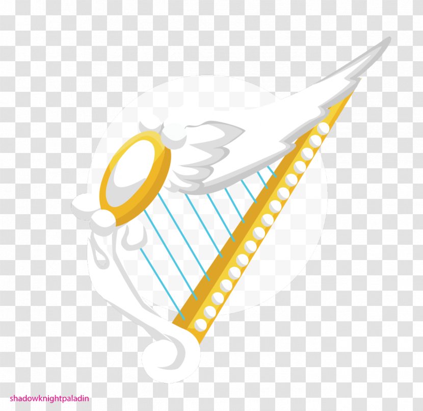 Yellow Clip Art - Harp Transparent PNG