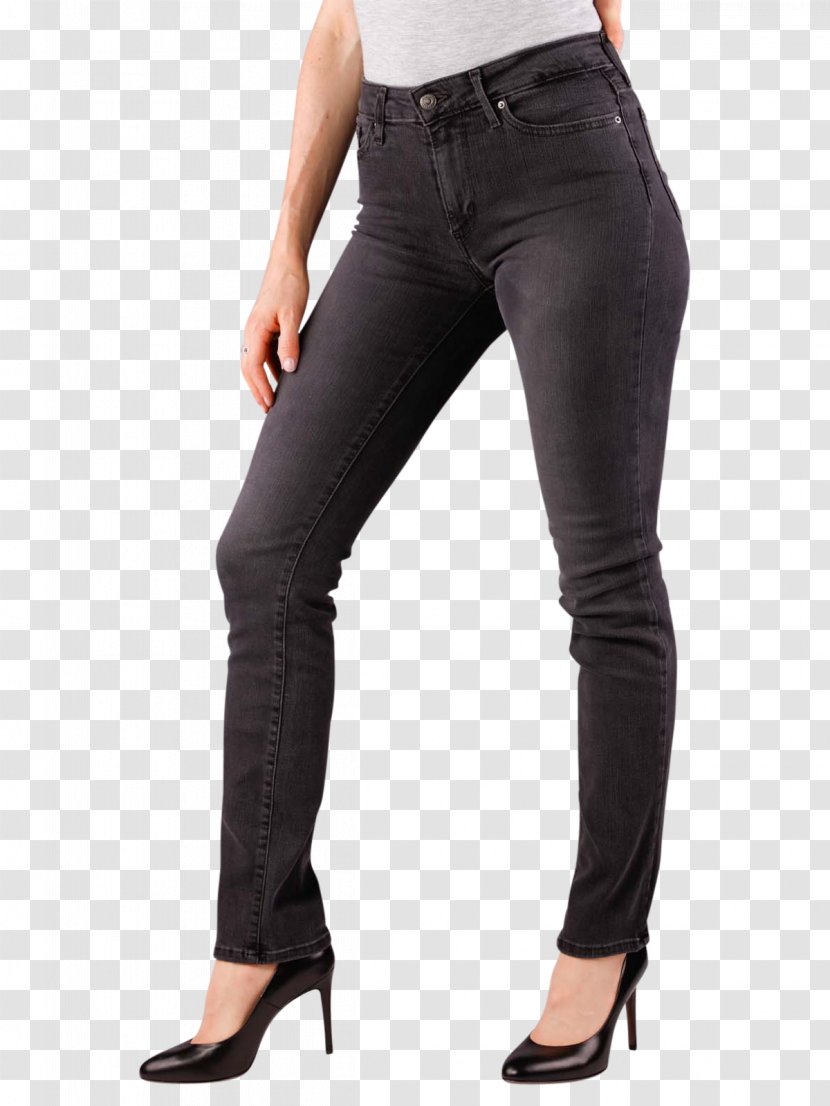 Jeans Denim Waist Leggings - Silhouette Transparent PNG