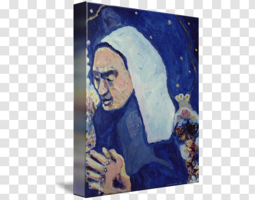 Portrait Acrylic Paint Modern Art Resin - Artwork - Mother-teresa Transparent PNG