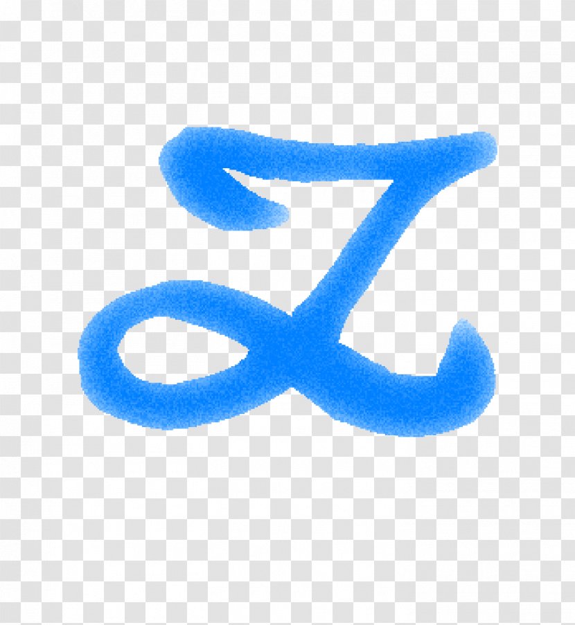 Letter Z - Symbol - Blue Transparent PNG