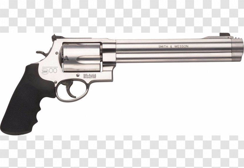 .500 S&W Magnum Smith & Wesson Model 500 Revolver Cartuccia - Gun Barrel - Hand Transparent PNG