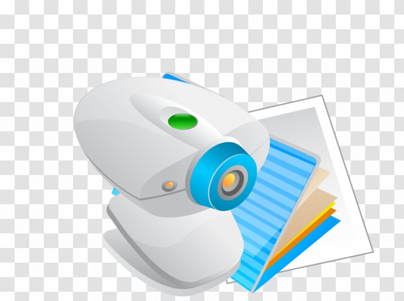 Euclidean Vector Camera - Video - Cartoon Smart Projector Transparent PNG