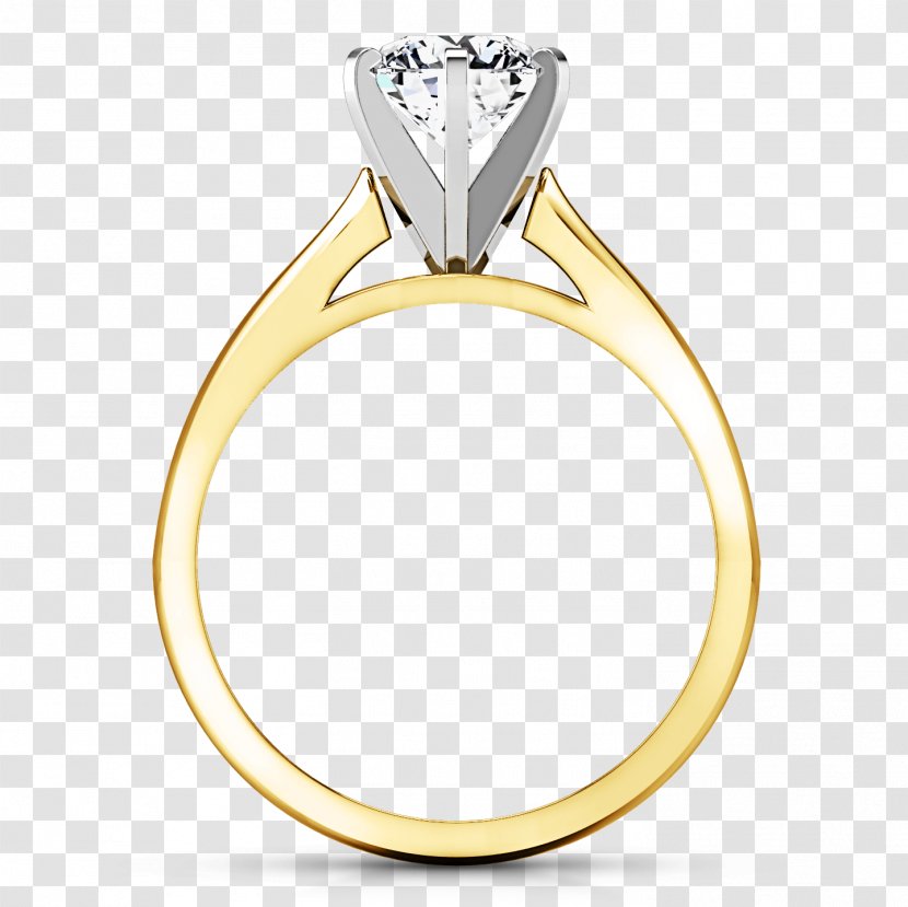 Wedding Ring Body Jewellery Diamond - Hand Painted Transparent PNG
