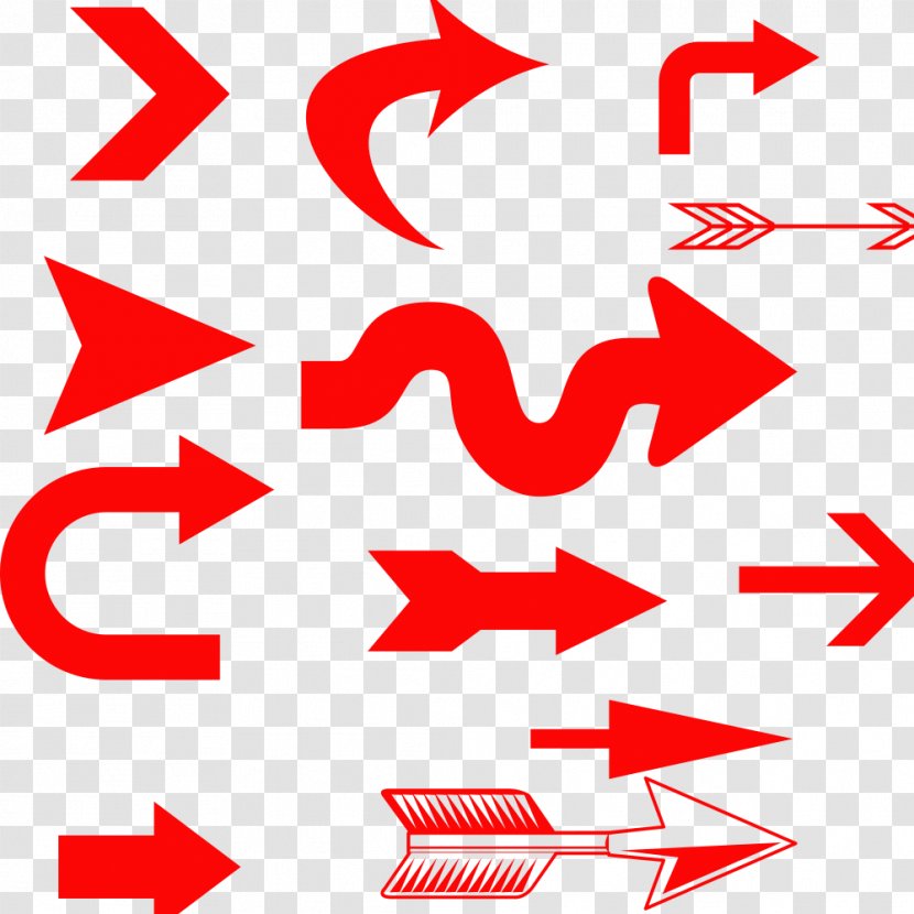 Red Arrow - Text - Scalable Vector Graphics Transparent PNG