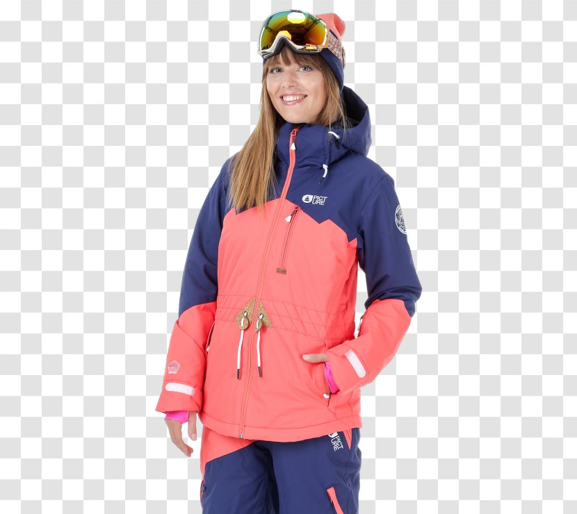 Hoodie Jacket T-shirt Picture Organic Weekend Womens Ski Pants - Outerwear - Blue WomanJacket Transparent PNG