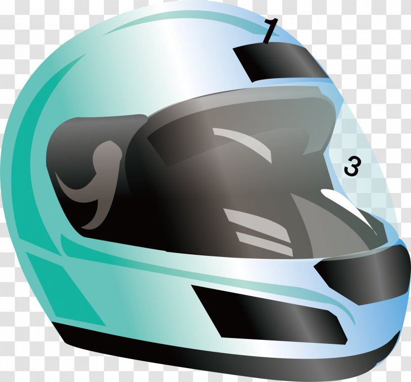 Motorcycle Helmet Euclidean Vector - Racing - Element Transparent PNG