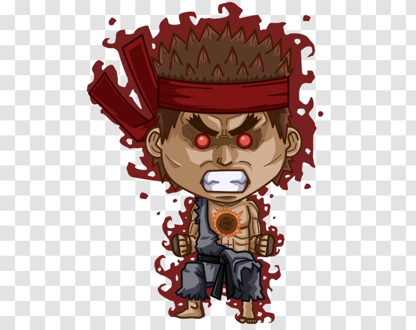 Cartoon Legendary Creature - Fictional Character - Evil Ryu Transparent PNG