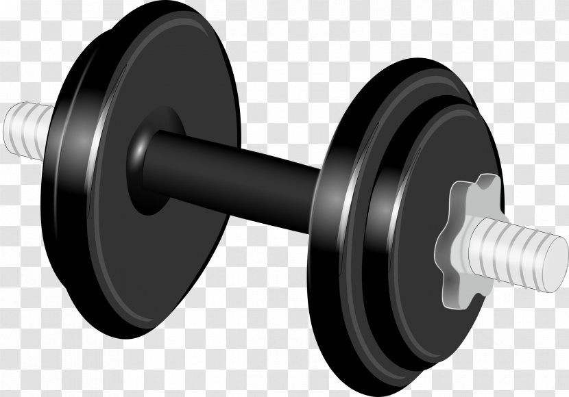 Dumbbell Physical Exercise Weight Training Clip Art - Wheel - Hantel Transparent PNG