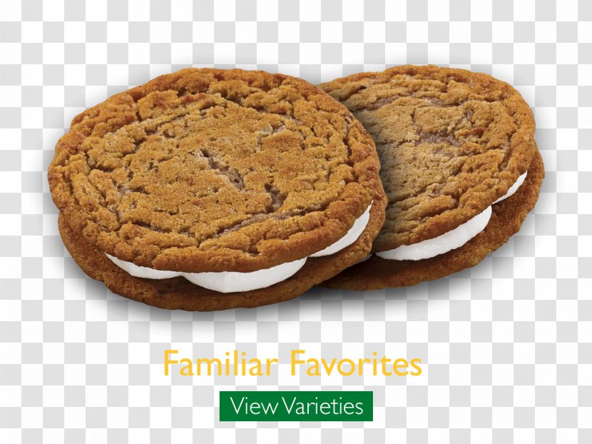 Peanut Butter Cookie Oatmeal Raisin Cookies Cream Pie Stuffing - Bakery Products Transparent PNG