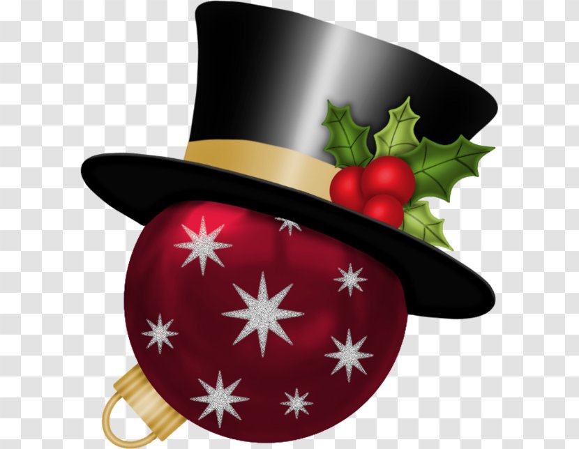 Christmas Ornament Hat Clip Art - Bombka - Black Transparent PNG