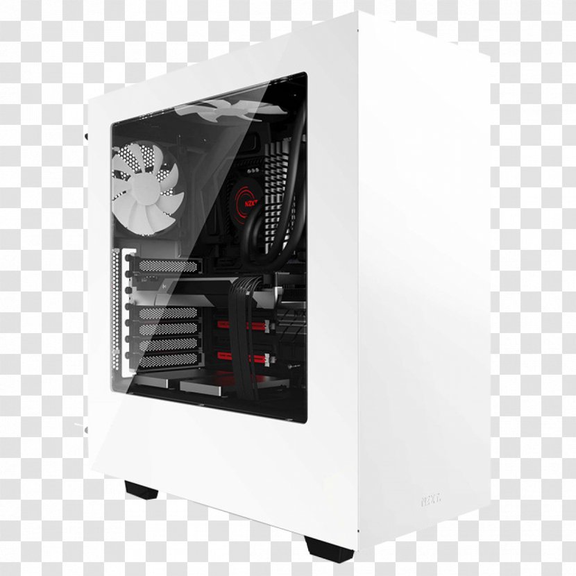 Computer Cases & Housings Power Supply Unit Nzxt ATX USB 3.0 Transparent PNG