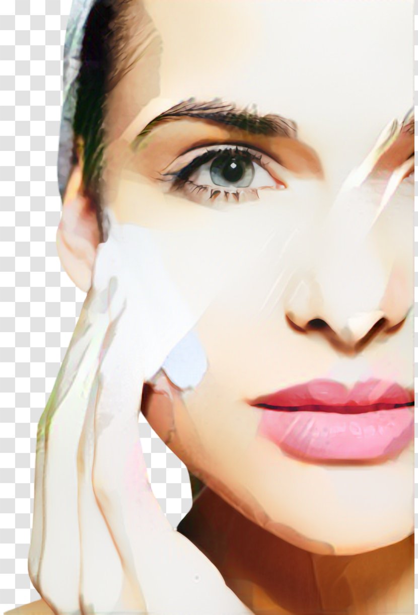 Skin Care Cleanser Facial Mask - Moisturizer - Closeup Transparent PNG