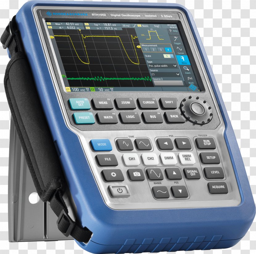Digital Storage Oscilloscope Rohde & Schwarz Electronics Sampling Rate - Network Analyzer - Multimeter Transparent PNG