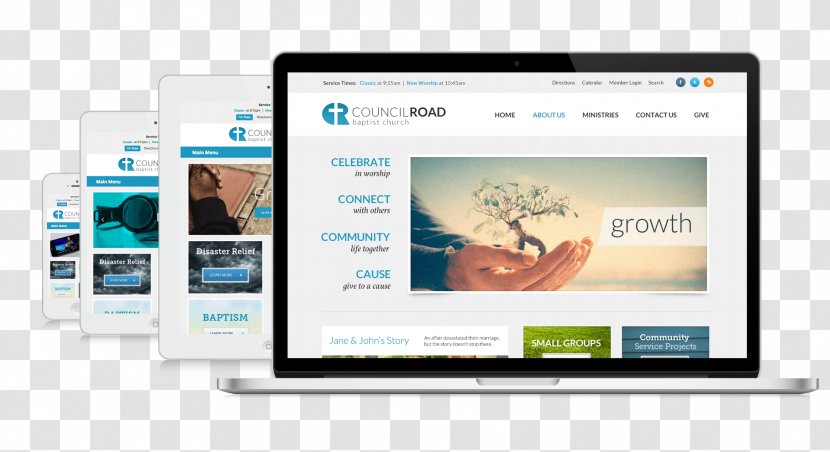 Responsive Web Design Collision Media Multimedia Page - Display Advertising Transparent PNG