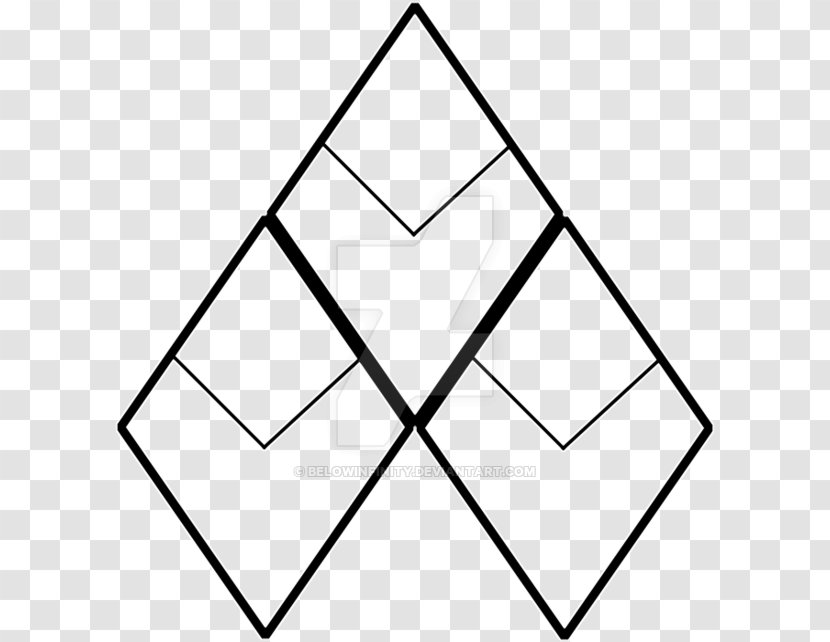 Triangle Point White Line Art - Symmetry Transparent PNG