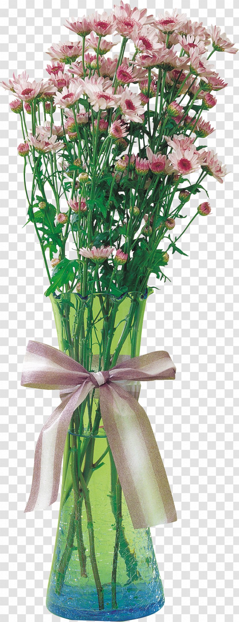 Flowerpot Vase Cut Flowers Flower Bouquet - Chrysanthemum Transparent PNG