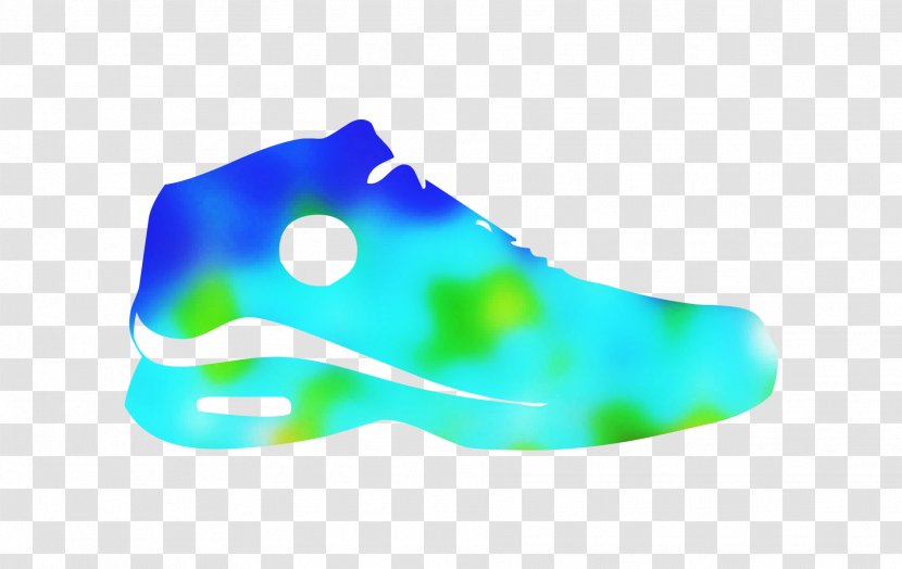 Shoe Product Design Walking Line - Blue Transparent PNG