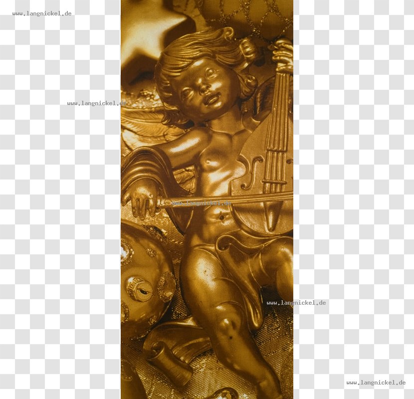 01504 Bronze Carving - Relief - Bilder Erzengel Gabriel Transparent PNG