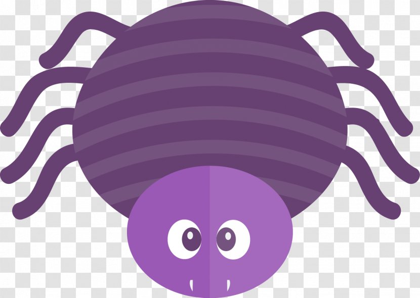 Purple Spider - Product Design - Drawing Transparent PNG