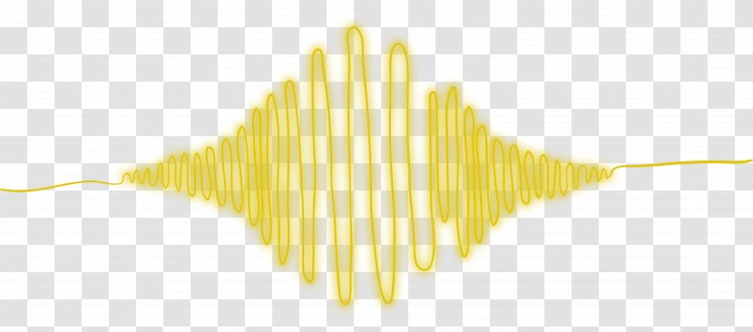 Text Graphic Design Illustration - Heart - Vector Yellow Sound Wave Curve Picture Transparent PNG