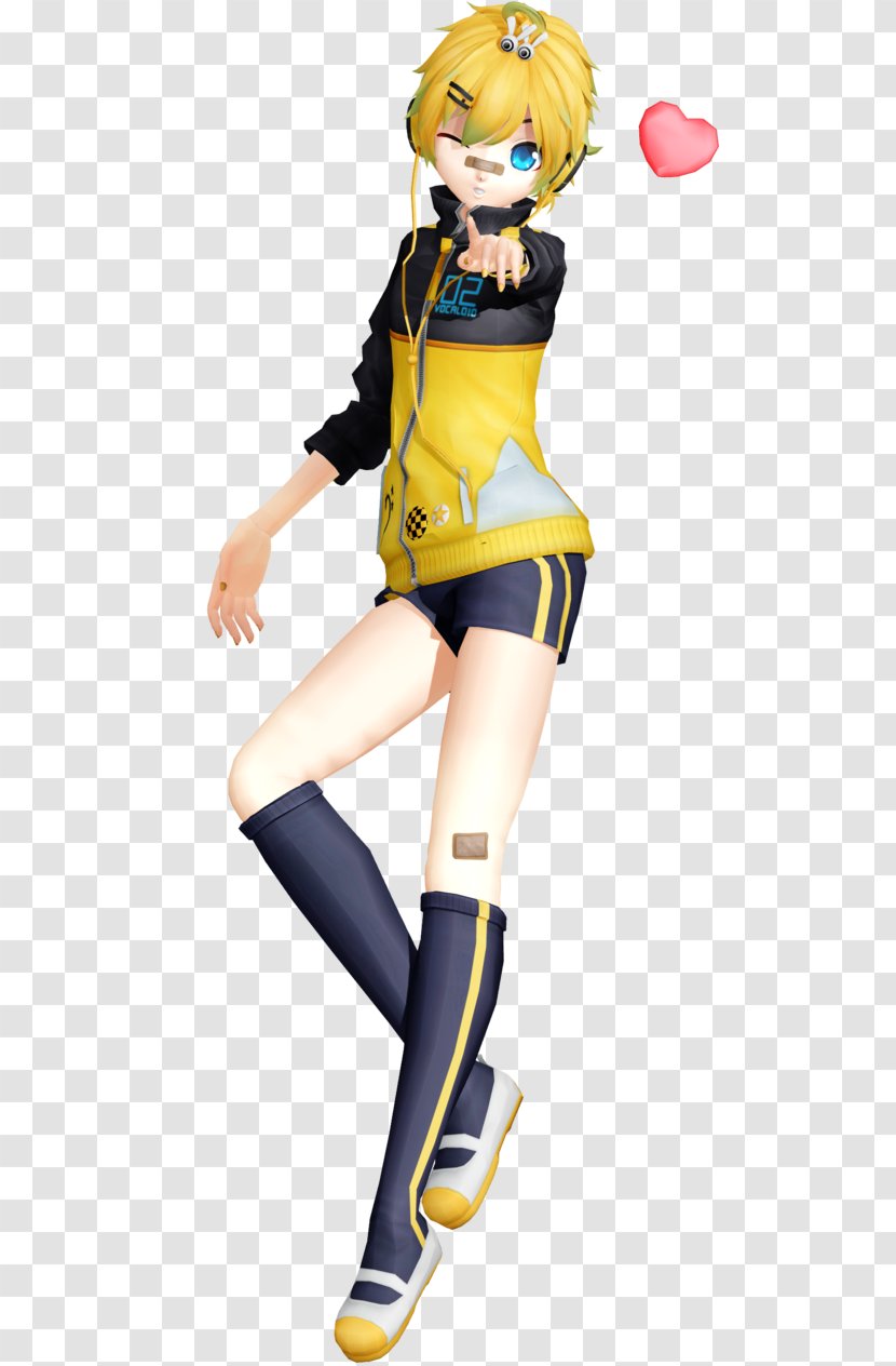 Kagamine Rin/Len MikuMikuDance Keyword Tool Art Cheerleading Uniforms - Heart - Watercolor Transparent PNG