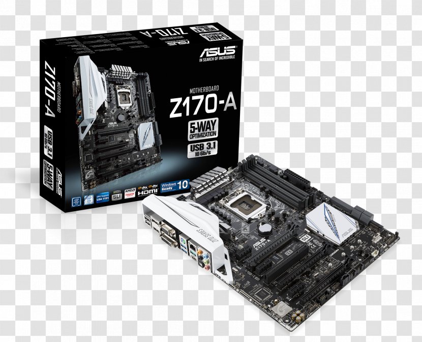 Z170 Premium Motherboard Z170-DELUXE Intel Laptop LGA 1151 - Electronics Accessory - Power Socket Transparent PNG