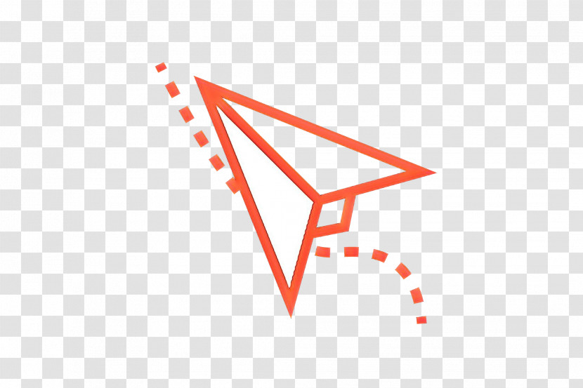 Red Line Logo Triangle Triangle Transparent PNG